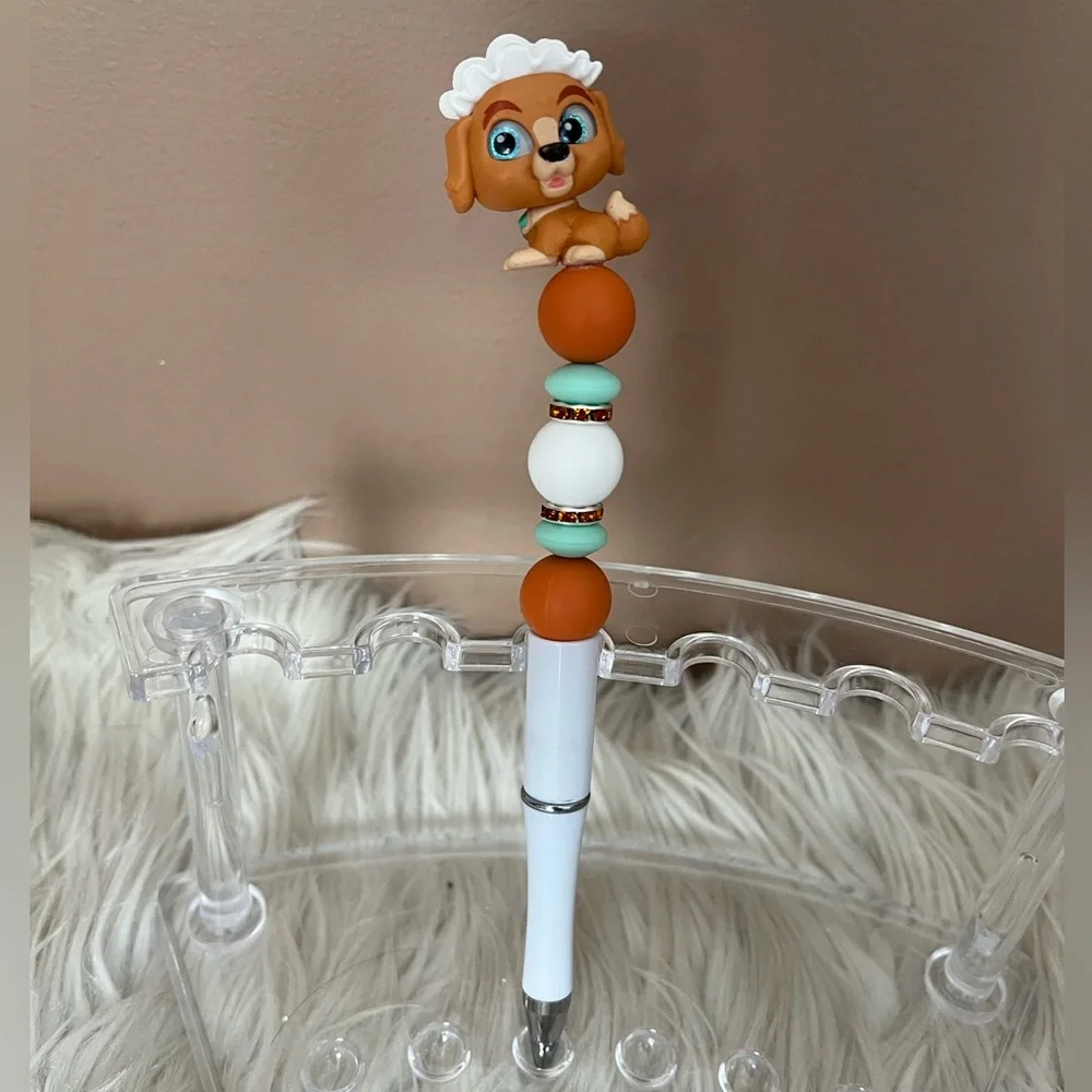 {Disney} Doorables Beadable Homemade Character Pen with Nana Dog from Peter Pan